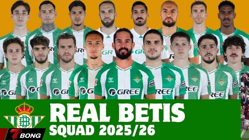 Đội hình hiện tại của Real Betis